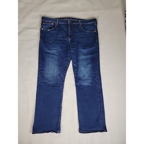 American Eagle Outfitters Other - American Eagle Outfitters Jeans Mens 42 44x31.5 Relaxed Straight Mid Rise Dark